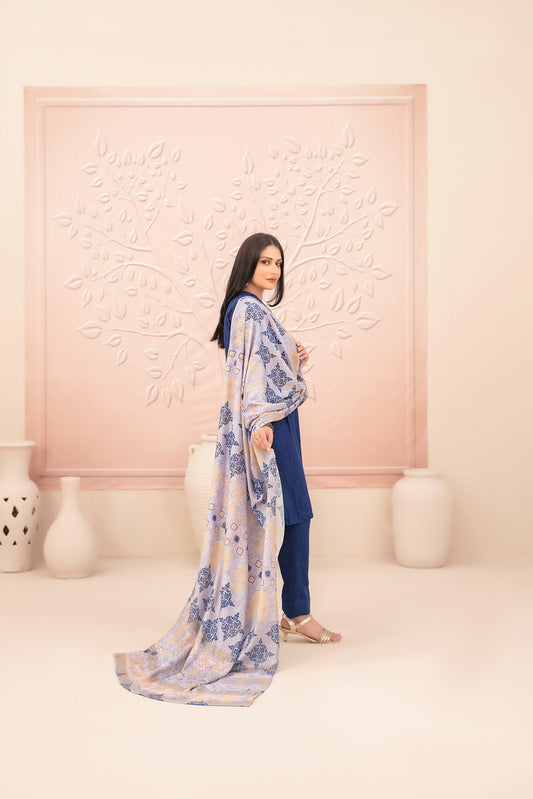 Tawakkal Fabrics D-5011 Nazaaha un-stitched shalwar fabric leather peach