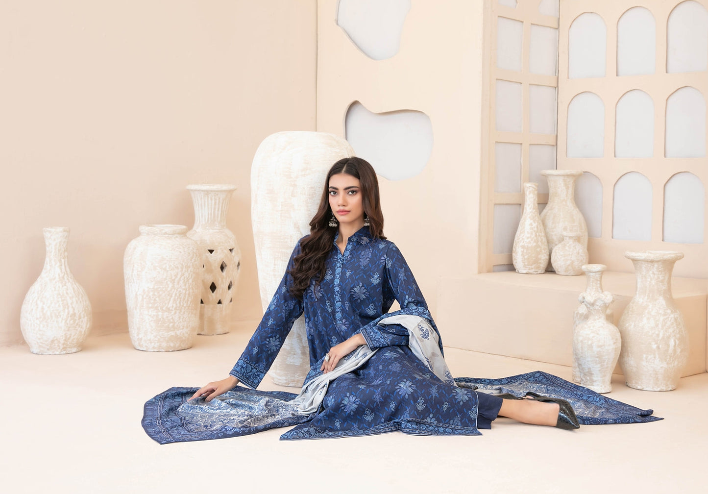 Tawakkal Rahab plain staple shalwar fabric un-stitched