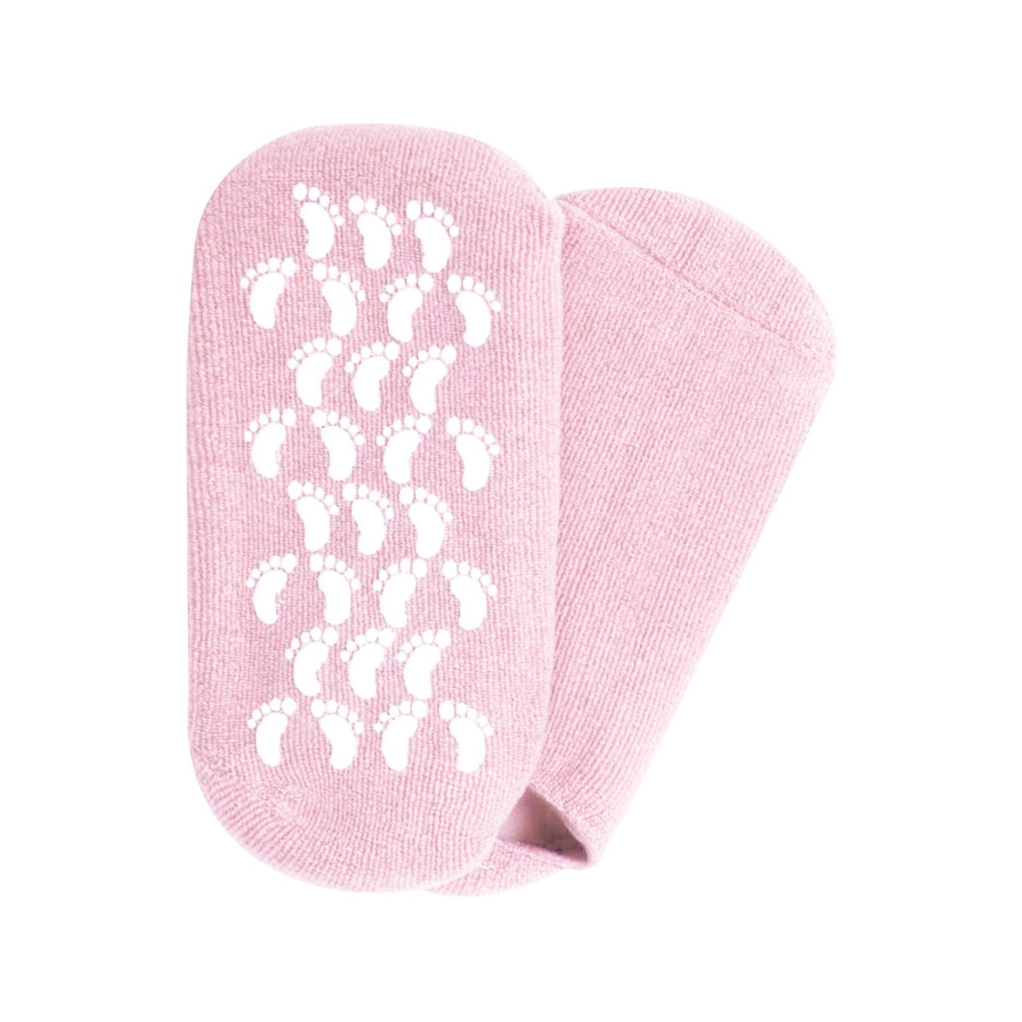 Moisturizing spa gel socks for cracked heels and dry feet treatment