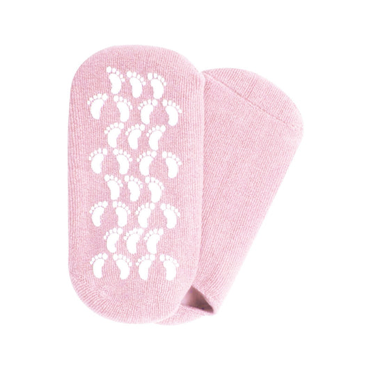 Moisturizing spa gel socks for cracked heels and dry feet treatment