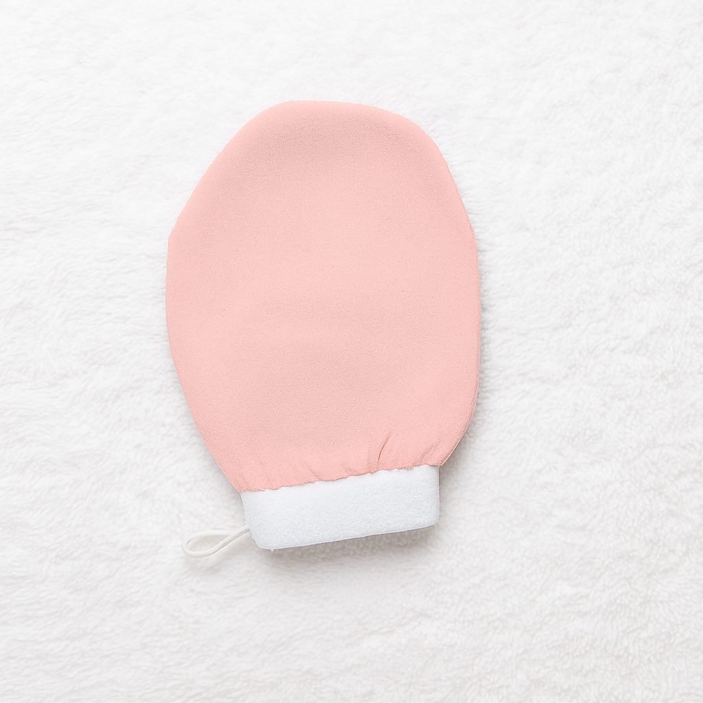 Skin scrub glove