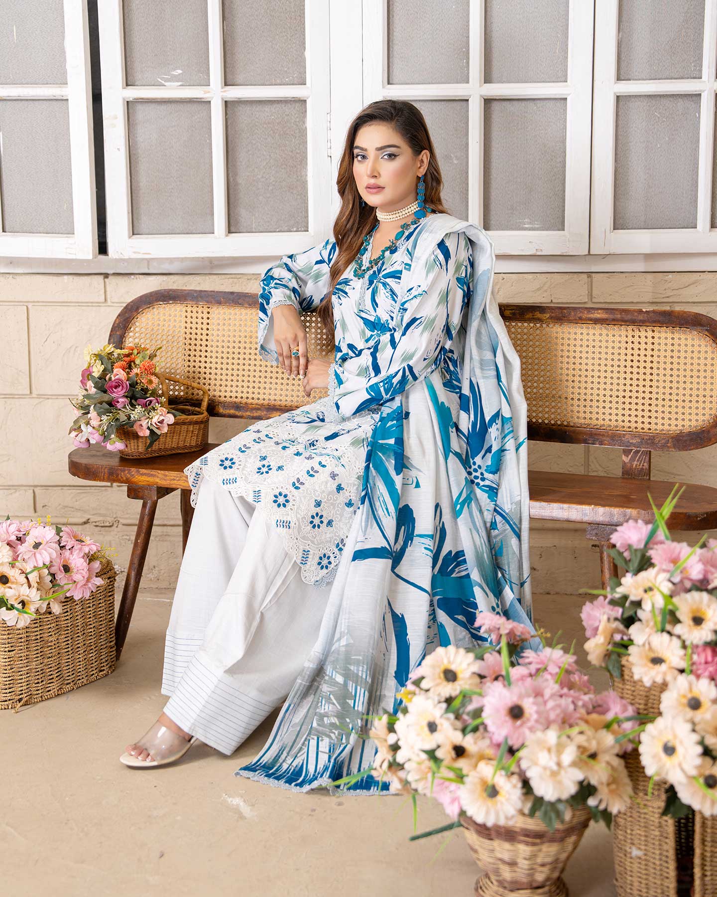 Plain trouser matching set for Grace Hazel by Aalaya winter suit