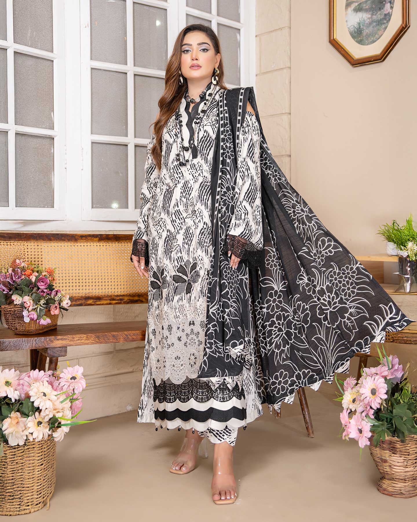 Plain trouser matching set for Grace Hazel by Aalaya winter suit