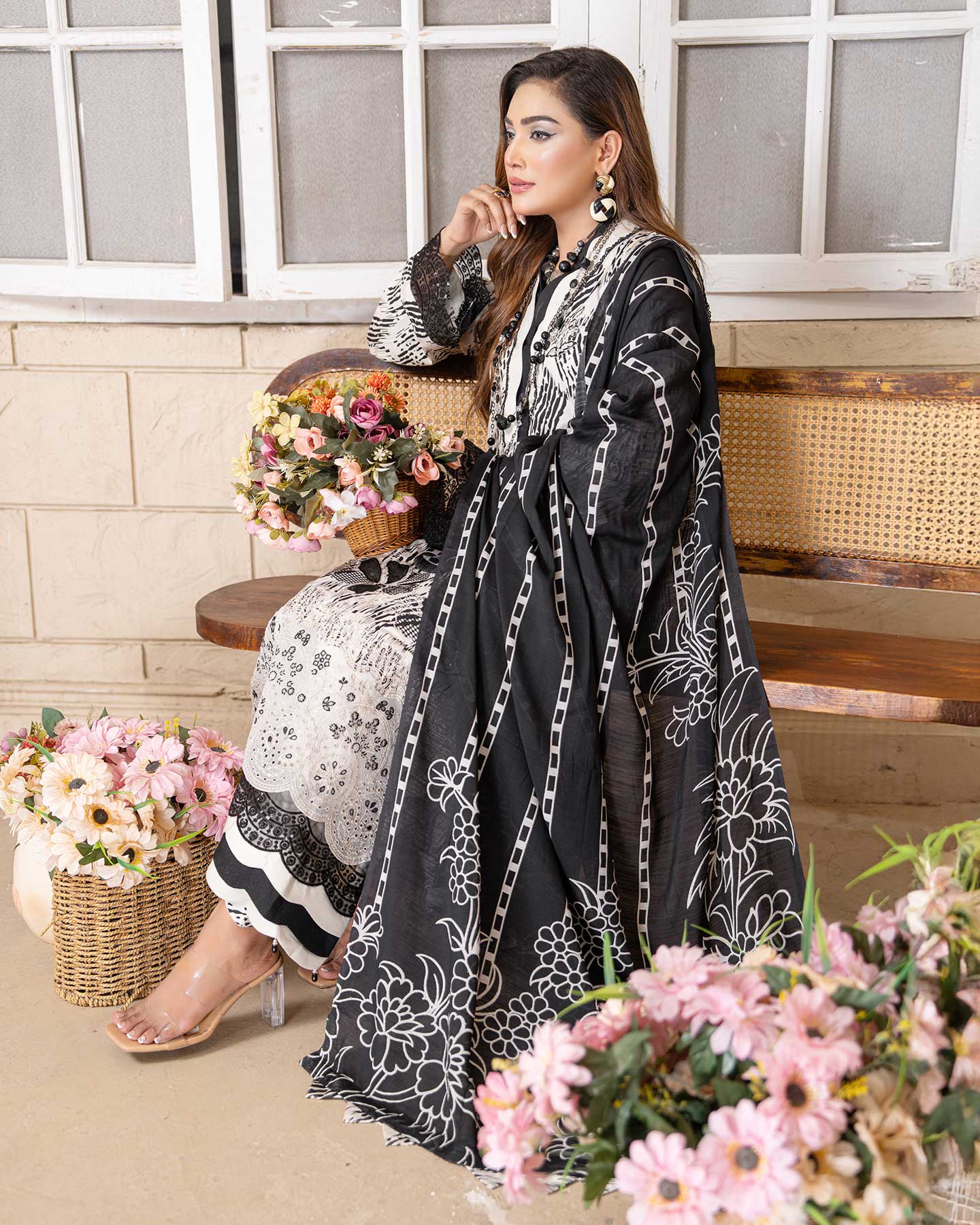 shirt, dupatta, trousers of Grace Hazel by Aalaya Winter Vol 02