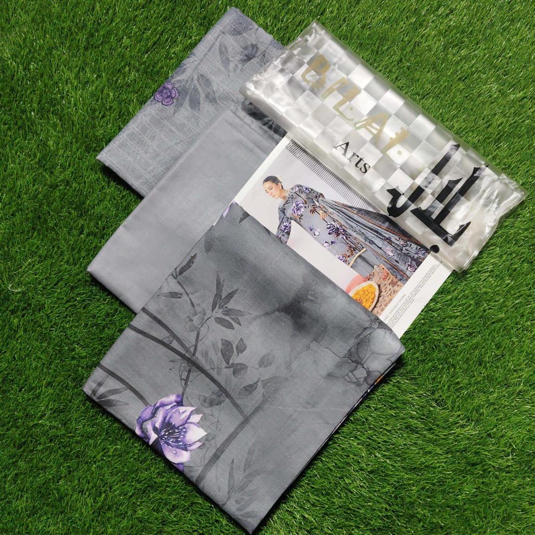 3 Pcs Women's Unstitched Digital Print Suit
