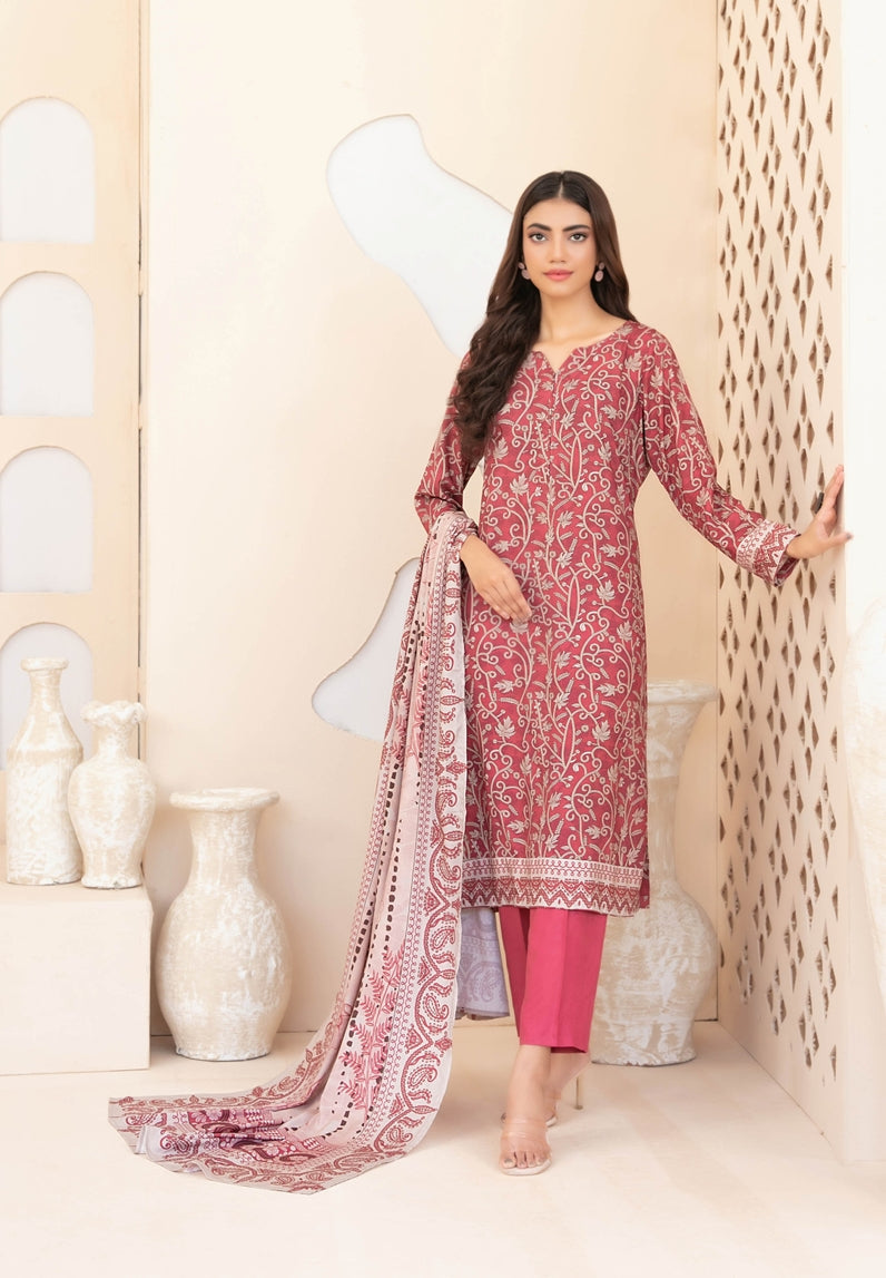Tawakkal D-4403 Rahab plain staple shalwar fabric un-stitched
