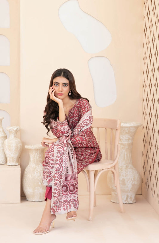 Tawakkal D-4403 Rahab plain staple shalwar fabric un-stitched